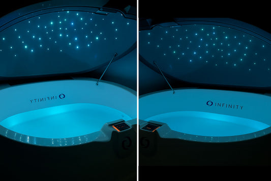 Sesión de flotación en pareja - Cámaras Cerradas (Infinity)